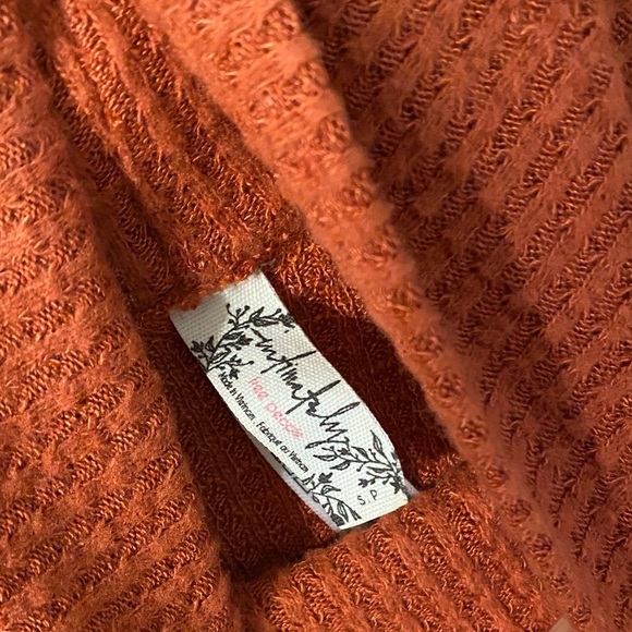 Free People Rosey Brick Knit Top - Picture 8 of 13